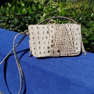 Ted Baker Leather Embossed Shoulder/Crssbody Purse